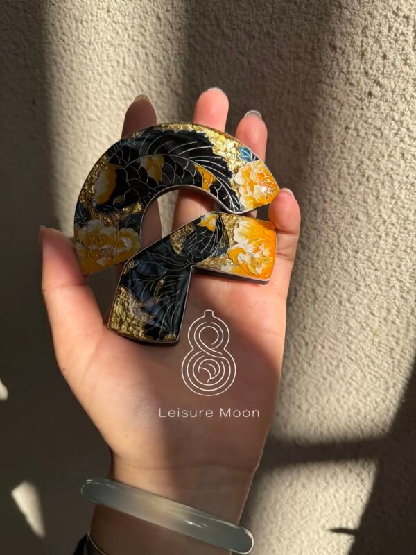 NIO Artisanal Crane Cloisonné Auto Badge