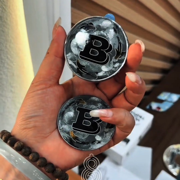 brabus ink wash 'b' cloisonné emblem