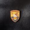 porsche hello kitty cloisonné enamel emblem