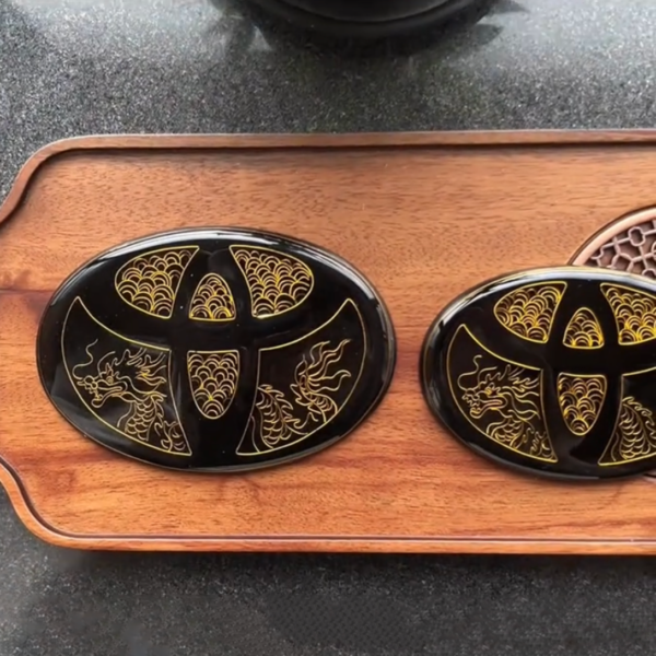 toyota cloisonné enamel emblem
